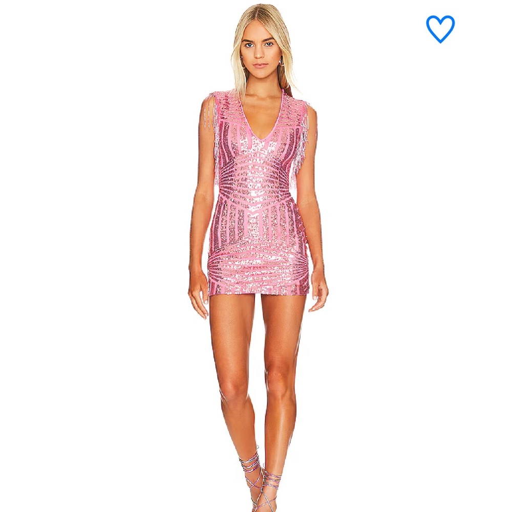 NWT Superdown Carly Fringe Mini Dress